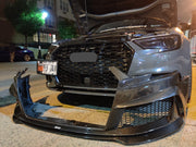KARBEL CARBON DRY CARBON FIBER RS3 STYLE FRONT BUMPER FOR AUDI A3 & A3 S LINE & S3 2017-2020