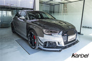 KARBEL CARBON DRY CARBON FIBER FRONT FENDERS FOR AUDI 8V A3 & A3 S LINE & S3 & RS3 2017-2020 SEDAN