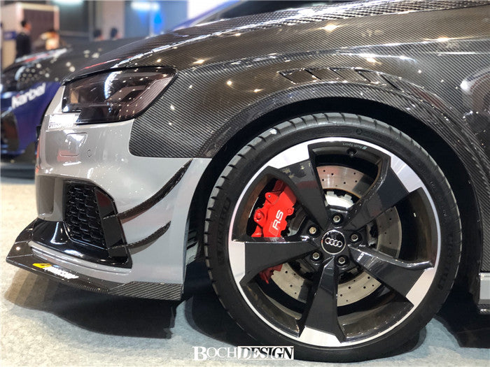 KARBEL CARBON DRY CARBON FIBER FRONT FENDERS FOR AUDI 8V A3 & A3 S LINE & S3 & RS3 2017-2020 SEDAN