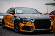 KARBEL CARBON DRY CARBON FIBER FRONT FENDERS FOR AUDI 8V A3 & A3 S LINE & S3 & RS3 2017-2020 SEDAN