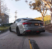 KARBEL CARBON DRY CARBON FIBER REAR DIFFUSER VER.1 WITH BRAKE LIGHT FOR AUDI S5 & A5 S LINE 2020-ON B9.5