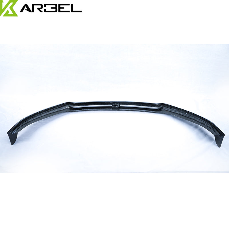 KARBEL CARBON DRY CARBON FIBER FRONT LIP VER.1 FOR AUDI A3 S LINE & S3 2017-2020 SEDAN