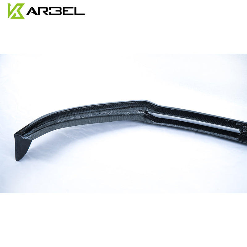 KARBEL CARBON DRY CARBON FIBER FRONT LIP VER.1 FOR AUDI A3 S LINE & S3 2017-2020 SEDAN