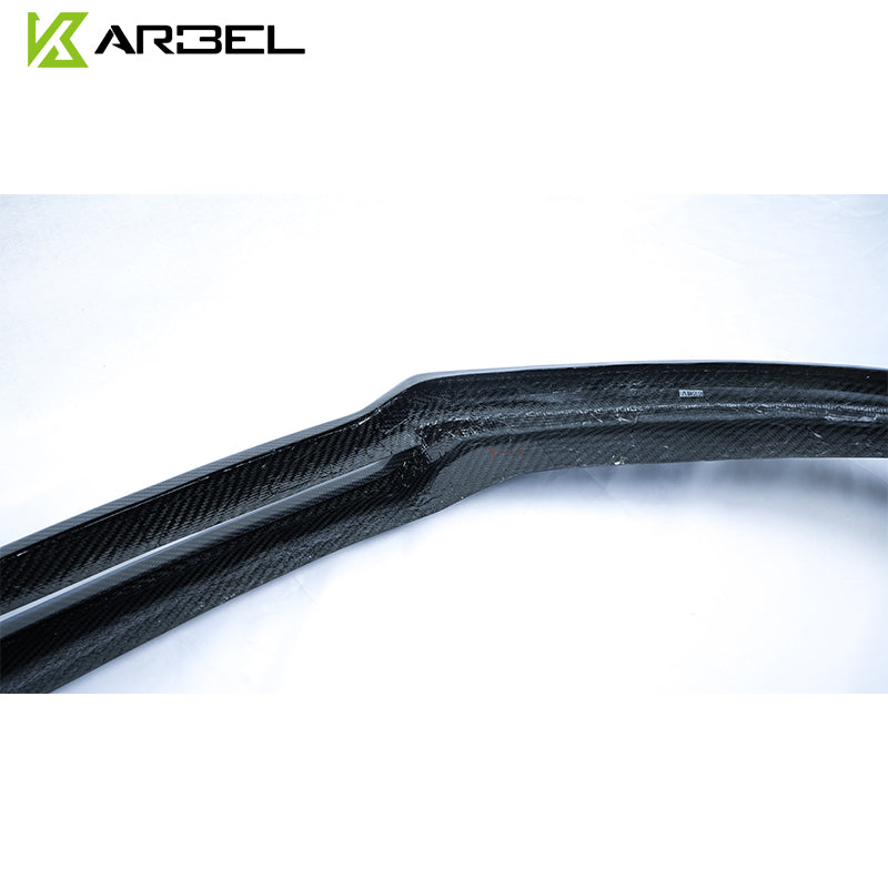 KARBEL CARBON DRY CARBON FIBER FRONT LIP VER.1 FOR AUDI A3 S LINE & S3 2017-2020 SEDAN