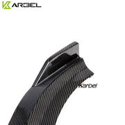 KARBEL CARBON DRY CARBON FIBER FRONT LIP VER.2 FOR AUDI A3 S LINE & S3 2017-2020 SEDAN