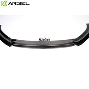 KARBEL CARBON DRY CARBON FIBER FRONT LIP VER.2 FOR AUDI A3 S LINE & S3 2017-2020 SEDAN