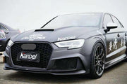 KARBEL DRY CARBON FIBER DOUBLE-SIDED HOOD BONNET VER.1 FOR AUDI A3 & A3 S LINE & S3 & RS3 2014-2020
