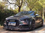 KARBEL DRY CARBON FIBER DOUBLE-SIDED HOOD BONNET VER.1 FOR AUDI A3 & A3 S LINE & S3 & RS3 2014-2020