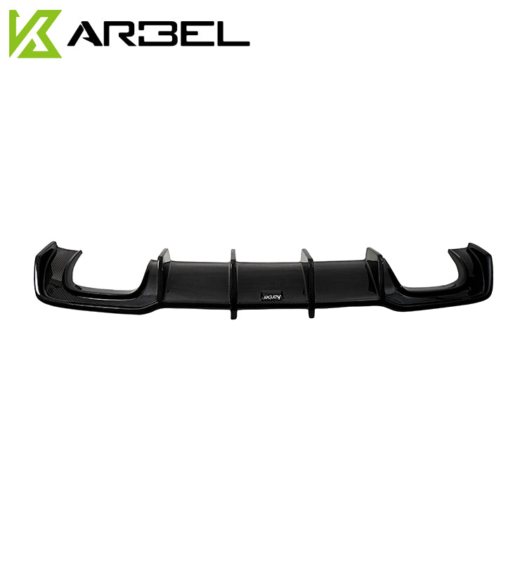 KARBEL DRY CARBON FIBER REAR DIFFUSER FOR AUDI A3 S LINE & S3 2017-2020 SEDAN