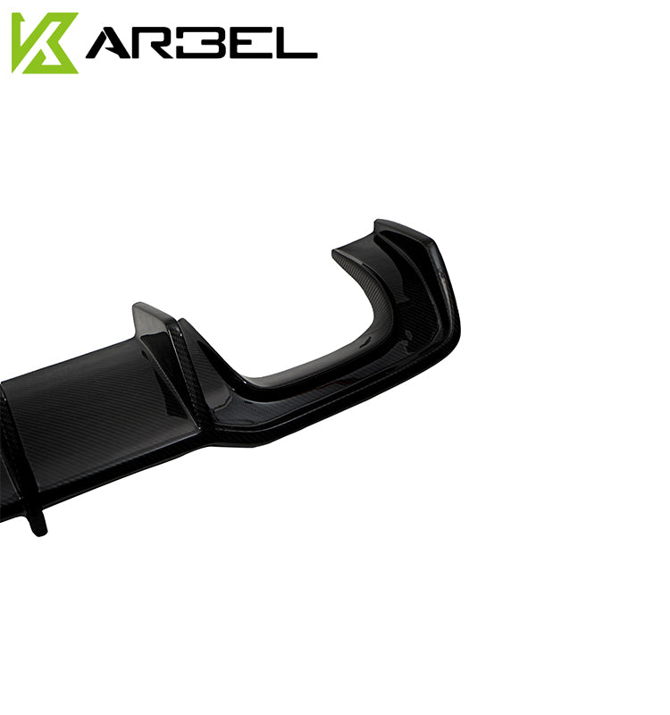 KARBEL DRY CARBON FIBER REAR DIFFUSER FOR AUDI A3 S LINE & S3 2017-2020 SEDAN