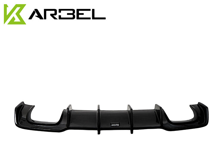 KARBEL DRY CARBON FIBER REAR DIFFUSER FOR AUDI A3 S LINE & S3 2017-2020 SEDAN