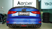 KARBEL DRY CARBON FIBER REAR DIFFUSER FOR AUDI A3 & A3 S LINE & S3 2014-2016 SEDAN