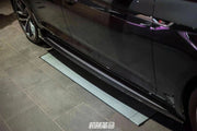 KARBEL CARBON FIBER SIDE SKIRTS FOR AUDI AUDI RS5 & S5 & A5 B9 2017-2019 SEDAN & COUPE
