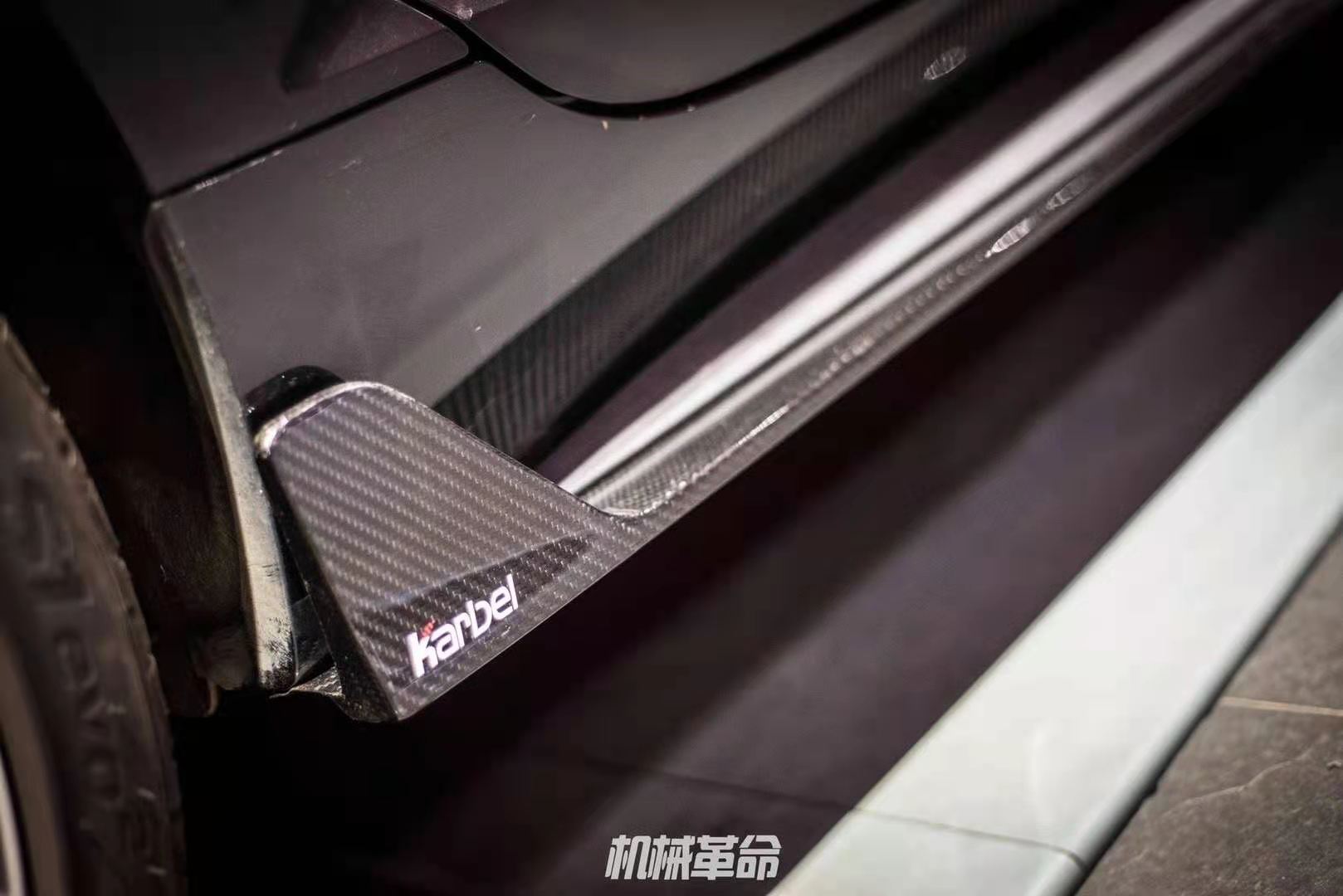 KARBEL CARBON FIBER SIDE SKIRTS FOR AUDI AUDI RS5 & S5 & A5 B9 2017-2019 SEDAN & COUPE