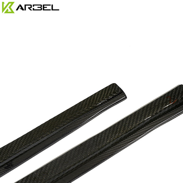 KARBEL PRE-PREG CARBON FIBER SIDE SKIRTS FOR AUDI RS5 B9 2017 - 2019 2 DOOR COUPE