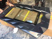 MANSORY CARBON REAR TRUNK ENGINE HOOD BONNET COVER for LAMBORGHINI HURACAN LP610 LP 580 2014-2020  Set include:  Carbon rear engine cover frame Tempered glass panels 3 pcs Production time: 15 days  Material: Real CARBON FIBER with GLASS  IMPORTANT: When purchase, please inform us if you want a gloss or matte carbon finish  NOTE: Professional installation is required. NOT COMPATIBLE with SPYDER