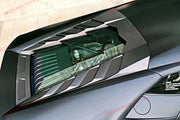 MANSORY CARBON REAR TRUNK ENGINE HOOD BONNET COVER for LAMBORGHINI HURACAN LP610 LP 580 2014-2020  Set include:  Carbon rear engine cover frame Tempered glass panels 3 pcs Production time: 15 days  Material: Real CARBON FIBER with GLASS  IMPORTANT: When purchase, please inform us if you want a gloss or matte carbon finish  NOTE: Professional installation is required. NOT COMPATIBLE with SPYDER