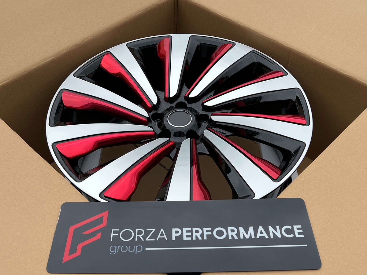 FORGED WHEELS RIMS FOR LAND ROVER RANGE ROVER AUTOBIOGRAPHY L460 RED A ...