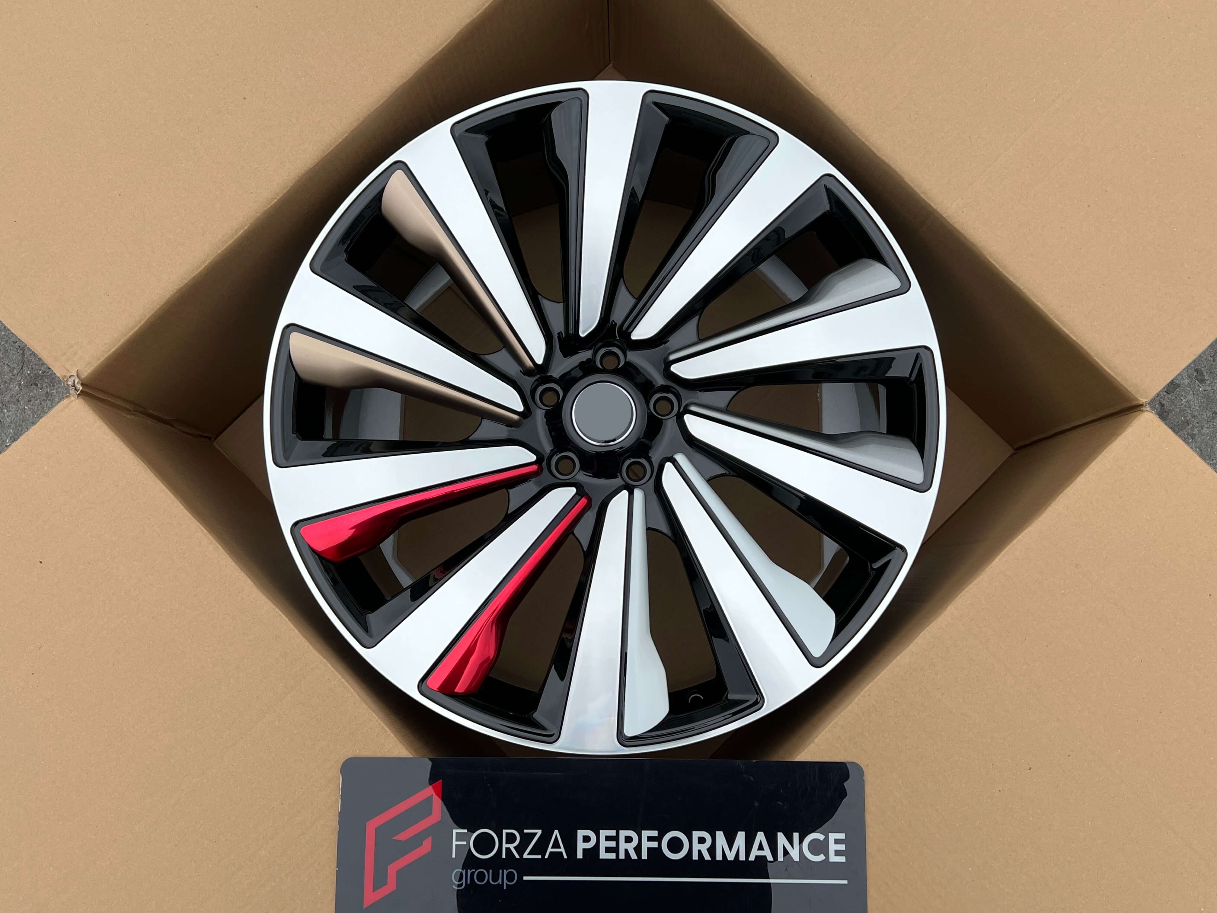 Autobiography Rims Front FORGED WHEELS RIMS FOR LAND ROVER RANGE ROVER AUTOBIOGRAPHY L460 RED A ...