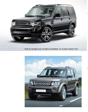 CONVERSION BODY KIT for LAND ROVER DISCOVERY 2010 - 2013 UPGRADE to 2014 MODEL FACELIFT
Set includes:   
Front Bumper
Front Grille
Front Led Lights
Rear Bumper
Rear Led Lights