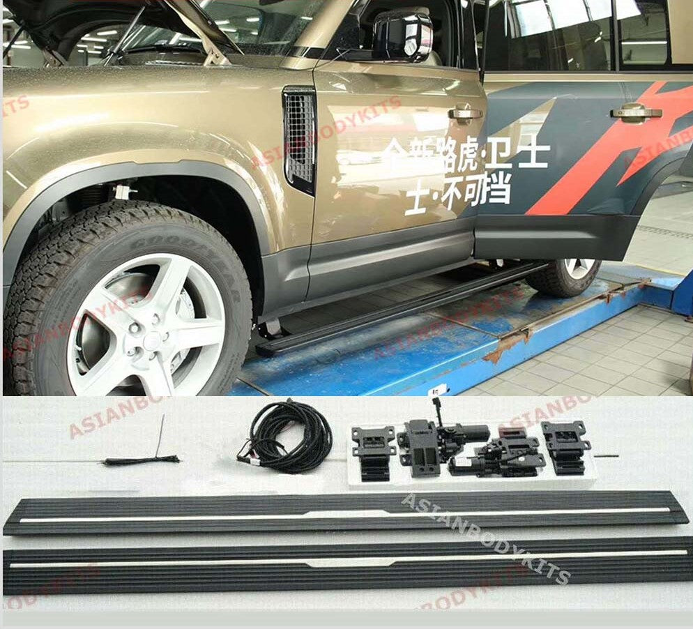 ELECTRIC SIDE STEP RUNNING BOARDS for LAND ROVER DEFENDER 110 L663 110 2020+
