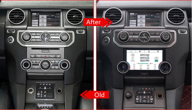 Land-Rover-Discovery-4-2010-2016-AC-Air-Conditioning-Control-System screen android carplay