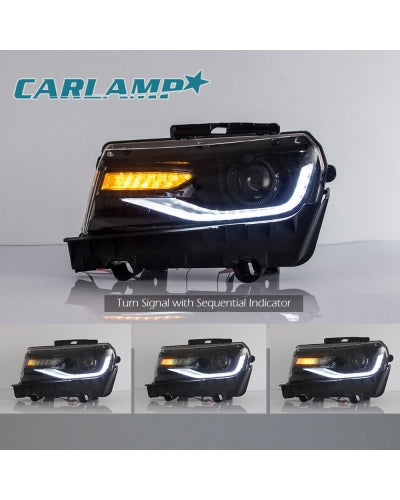 Led Headlights For Chevrolet Camaro 2014 - 2015