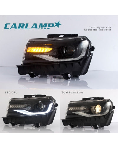 Led Headlights For Chevrolet Camaro 2014 - 2015