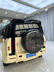 WIDE BODY KIT for LAND ROVER DEFENDER 2021+  Set includes:  Front Bumper Rear Bumper Side Fenders Side Skirts Front Grille Roof LED Bar Dry Carbon Hood with Glass Roof Spoiler Side Skirts