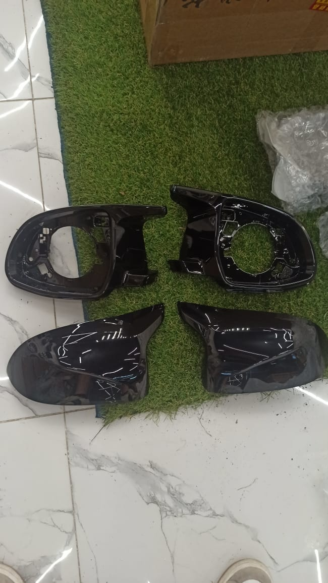 M Style Mirror Covers for BWM X5 G05 X6 G06 X7 G07 2018+ Gloss Black