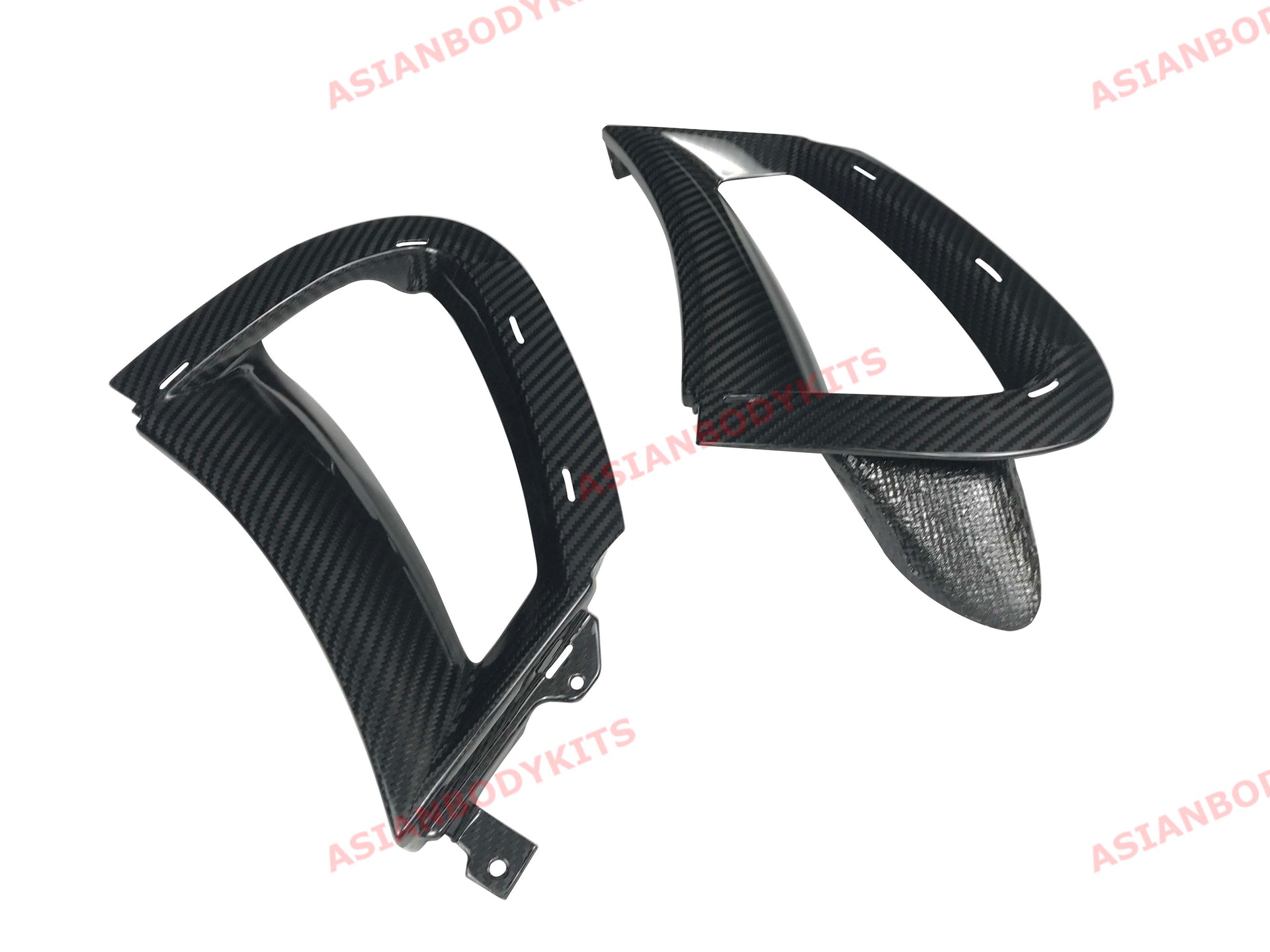MCLAREN 720S DRY CARBON FIBER FRONT BUMPER SIDE VENTS for 2017+