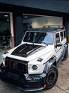 DRY CARBON BODY KIT for MERCEDES-BENZ G-CLASS G63 W463A W464 2021+  Set includes:  Front Diffuser Front Grille Side Fenders Side Vents Rear Diffuser Rear Spoiler Exhaust Tips