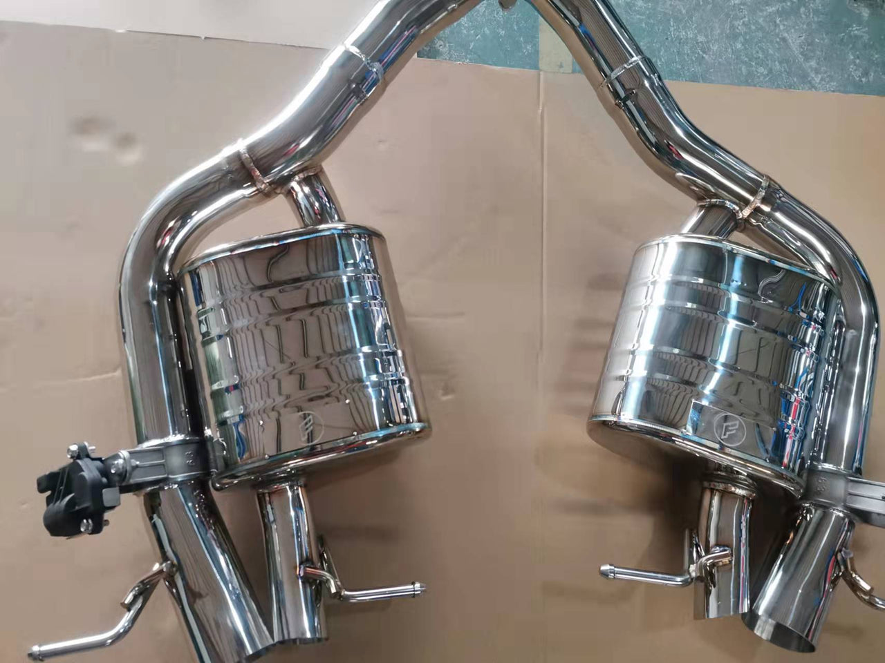 MERCEDES-BENZ-W223-S-CLASS-S400-S450-S500-EXHAUST-CATBACK-SYSTEM-STAINLESS-STEEL-NEW-2021