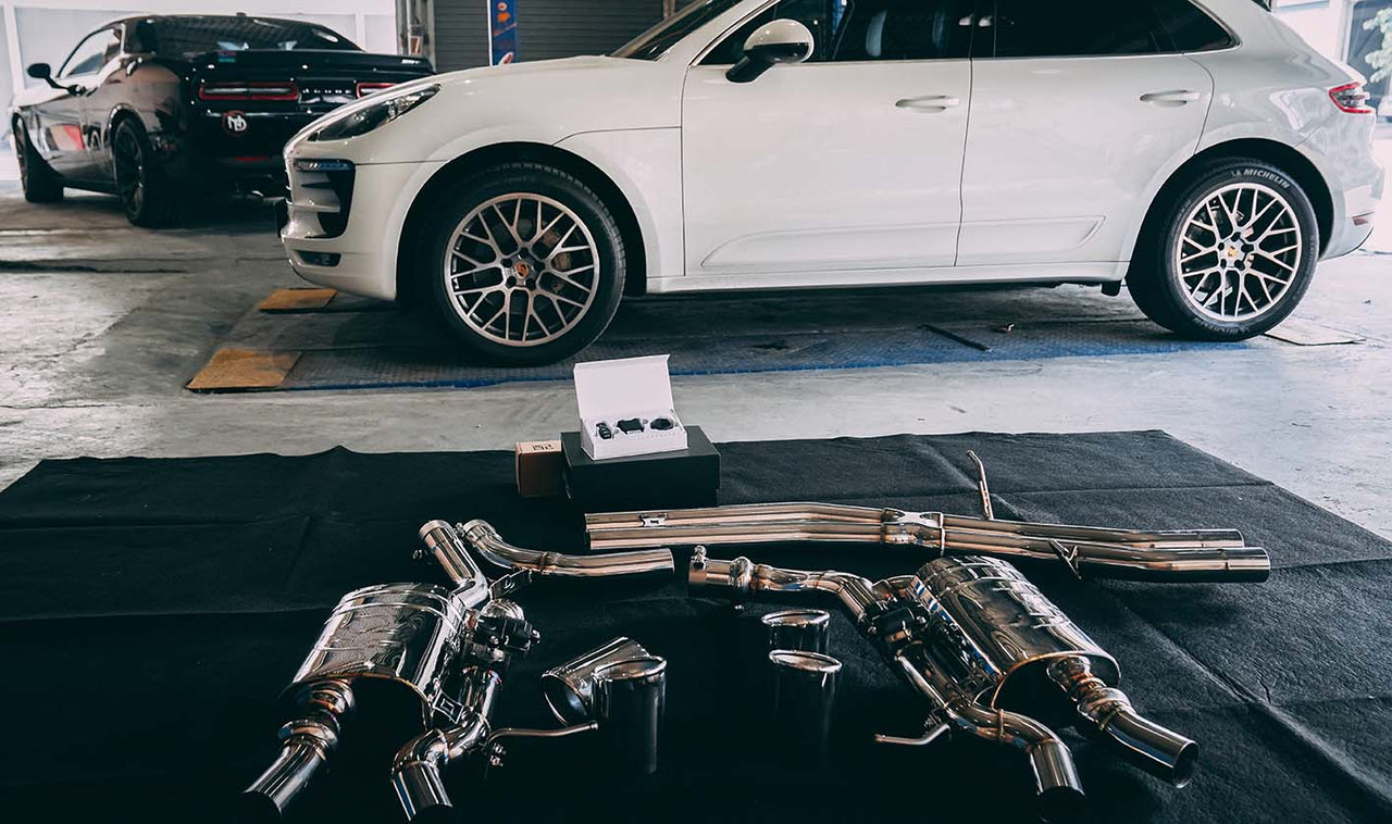 VALVED EXHAUST CATBACK MUFFLER for Porsche Macan 95B 3.0T 2019+