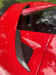 Mansory Carbon Body Kit For Ferrari F8  Set include:   Front Lip Side Skirts  Rear Diffuser With LED Light Rear Spoiler Front Bumper Splitter Air Outtake Splitter For Hood/Bonnet Rear Bumper Air Outtake Splitter Rear Fender Air Intakes Splitter Material: Carbon