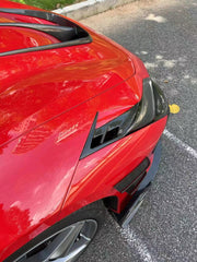 Mansory Carbon Body Kit For Ferrari F8  Set include:   Front Lip Side Skirts  Rear Diffuser With LED Light Rear Spoiler Front Bumper Splitter Air Outtake Splitter For Hood/Bonnet Rear Bumper Air Outtake Splitter Rear Fender Air Intakes Splitter Material: Carbon