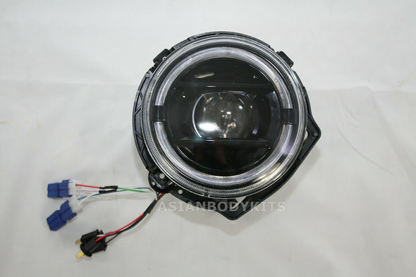 for Mercedes Benz G-class W463 Black FULL LED HEADLIGHTS w TURN FUNCTION 1986 - 2006