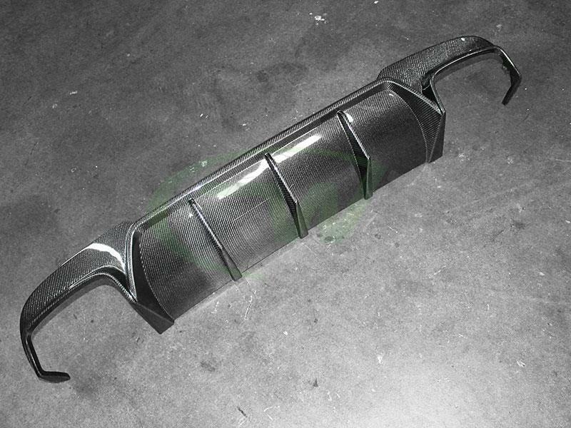 CARBON REAR DIFFUSER WITH EXHAUST TIPS for MERCEDES-BENZ E-CLASS AMG E ...