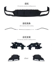 for Mercedes Benz E class W213 AMG E63 REAR DIFFUSER with CHROME exhaust tips