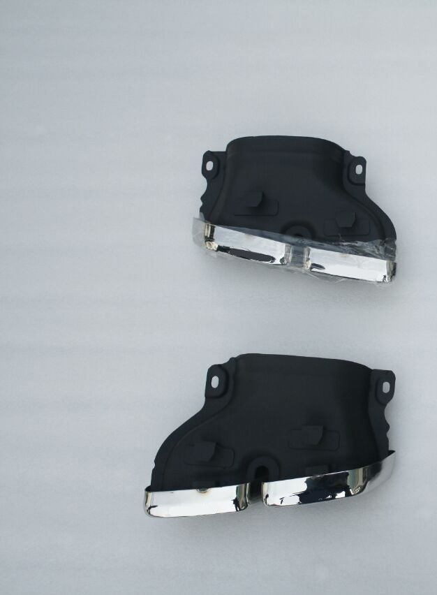 for Mercedes Benz E class W213 AMG E63 REAR DIFFUSER with CHROME exhaust tips