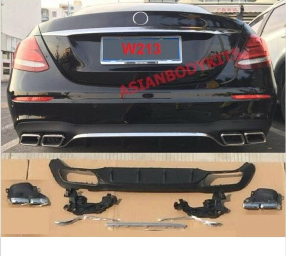 Mercedes Benz E class W213 AMG E63 REAR DIFFUSER
