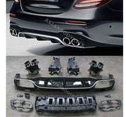 Mercedes Benz E class W213 E53 REAR DIFFUSER exhaust tips