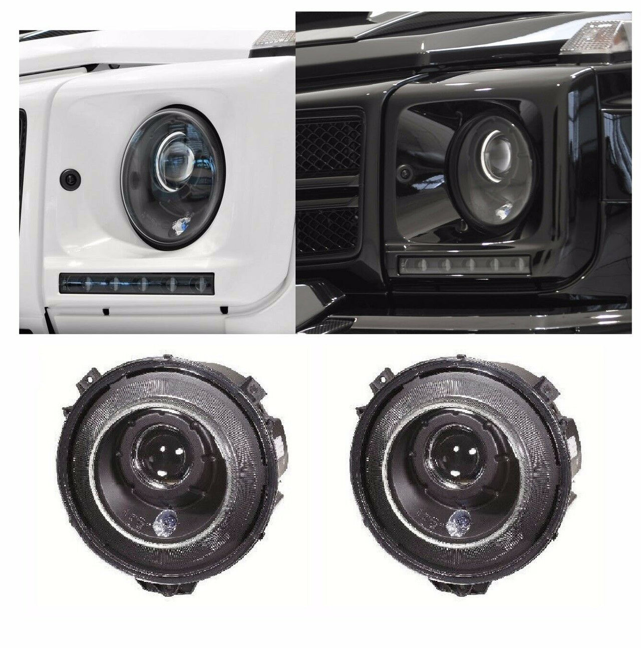 Mercedes Benz G Class Headlights BI xenon Hella