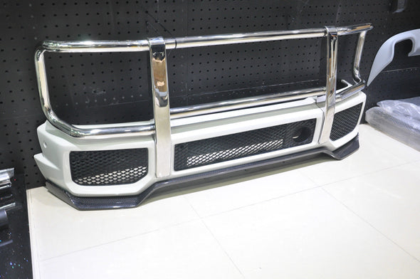 for Mercedes Benz W463 G class G63 CARBON front lip M-style for front bumper G63