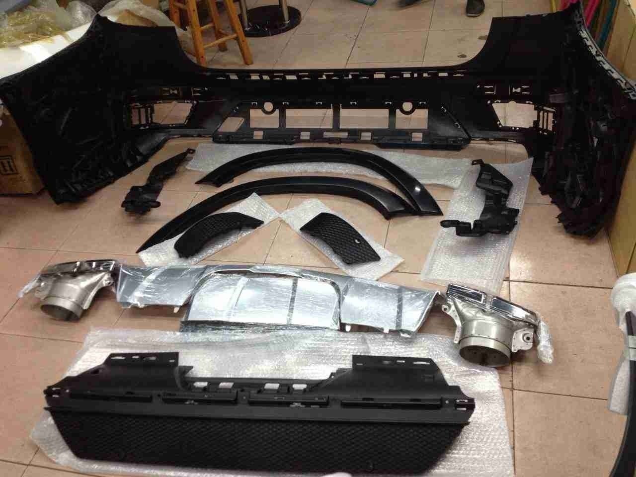 for Mercedes Benz GL x166 BODY KIT GL63 2012 - 2015 bumper fender flares