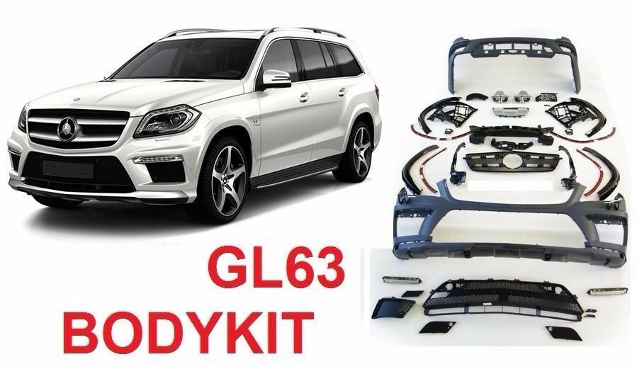 for Mercedes Benz GL x166 BODY KIT GL63 2012 - 2015 bumper fender flares