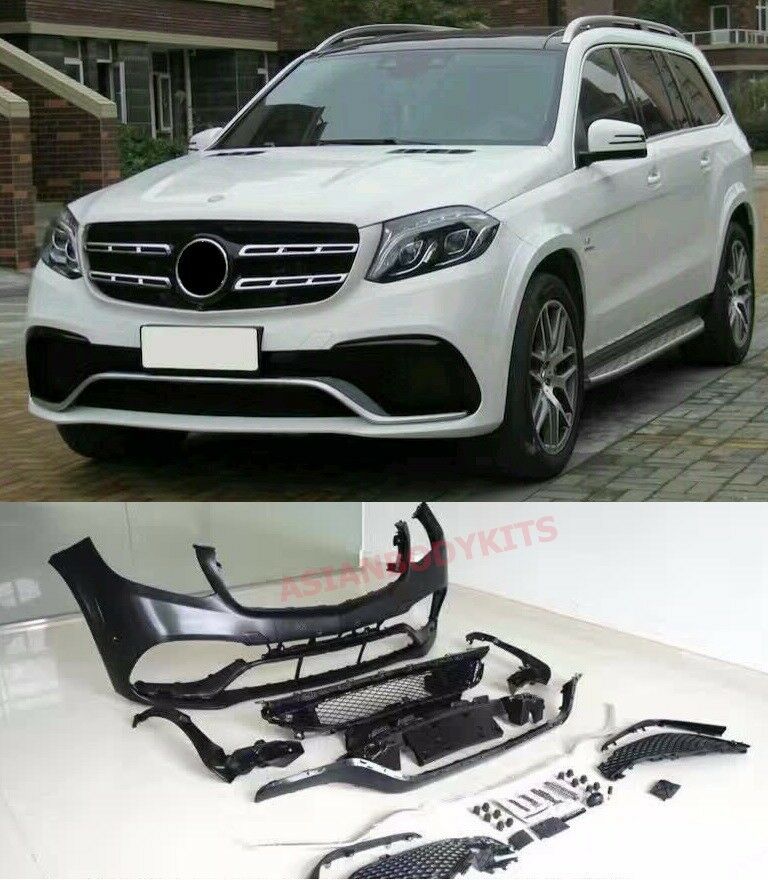 Mercedes Benz GLS 166 BODY KIT GLS63 front bumper fender flares rear bumper