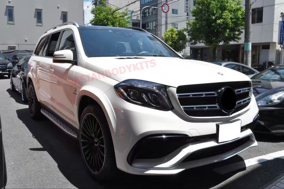 for Mercedes Benz GLS x166 BODY KIT GLS63 front bumper rear diffuser