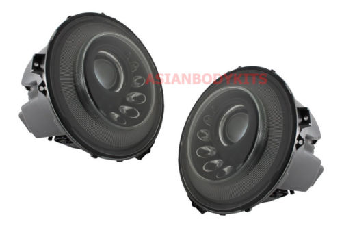 for Mercedes Benz G-class W463 Black LED Headlights Mans style 2007 - 2016