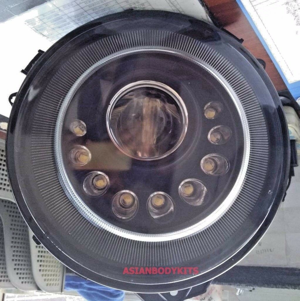 for Mercedes Benz G-class W463 Black LED Headlights Mans TURN FUNCTION 2008+